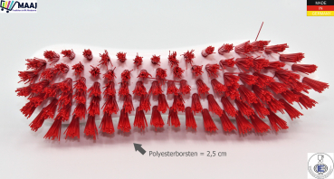 Hygiene-Waschbürste Rot