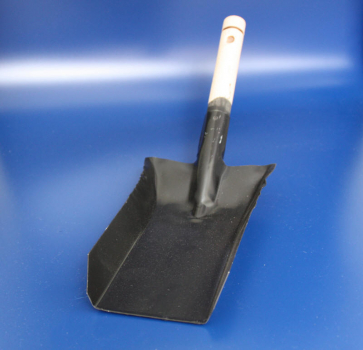 Kohleschaufel SCHWARZ aus Metall