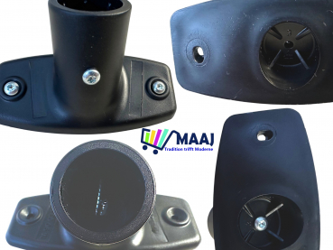 Halter für Besenstiele mit 24 mm Durchmesser