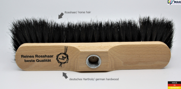 Zimmerbesen mit Rosshaar-Bestückung