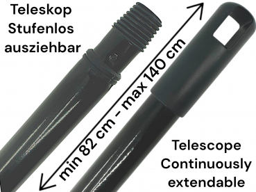 Komplettset Zimmerbesen Handfeger mit Rosshaar Schaufel Stiel
