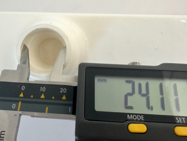 Hygiene-Besen 28 cm weiß