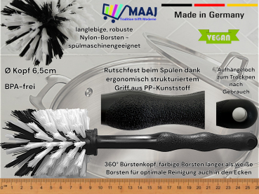 Hygiene-Universalbürste für Mixtöpfe