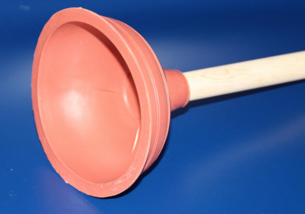 Ablaufsauger / Plömpel mit Gummi