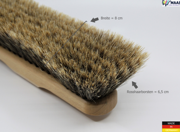 Zimmerbesen Holz 29cm mit hellem Rosshaar