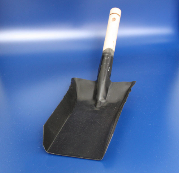 Kohleschaufel SCHWARZ aus Metall