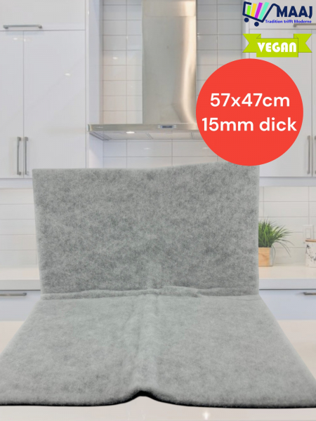 Doppelfilter mit Aktivkohle vernadelt / Filtermatte