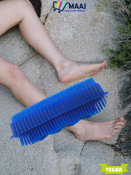 Handbürste mit Bimsschwamm