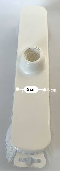Hygiene-Besen 28 cm weiß