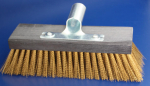 kleiner Backofenbesen mit Messingdraht-Bestückung 22cm