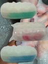 Massageschwamm oval bunt